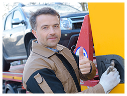Man Towing Vehicle